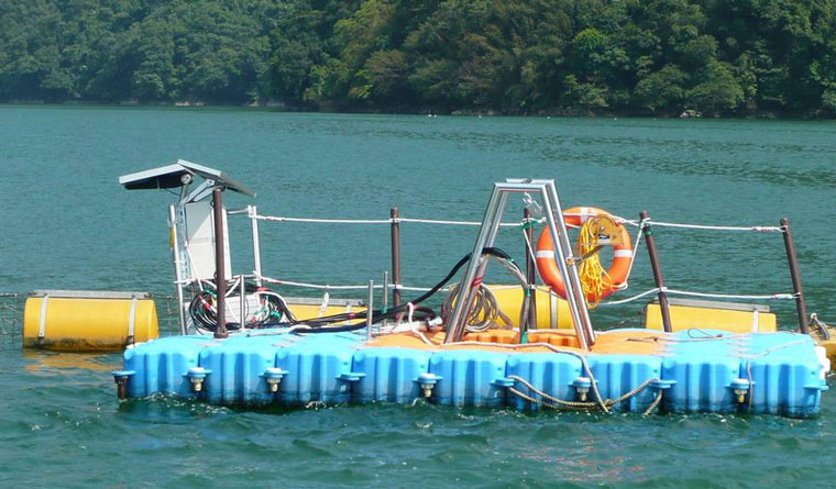 TDR 含沙濃度觀測技術 — 石門水庫浮台量測系統