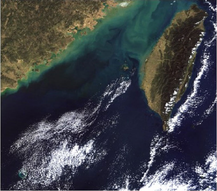 海水透視度資料庫建置 — 台灣地區之 MODIS 影像